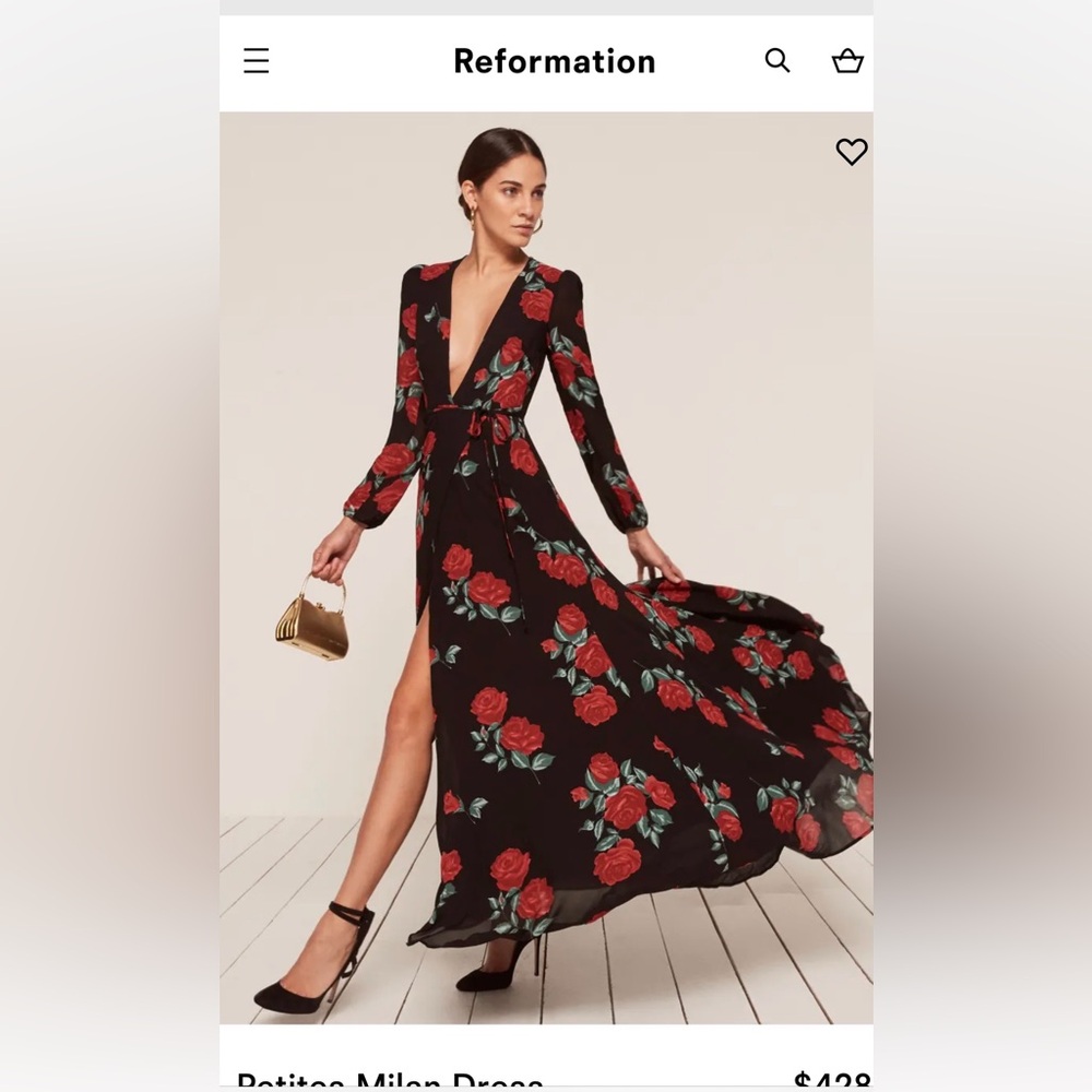 REFORMATION Milan Dress 🌹